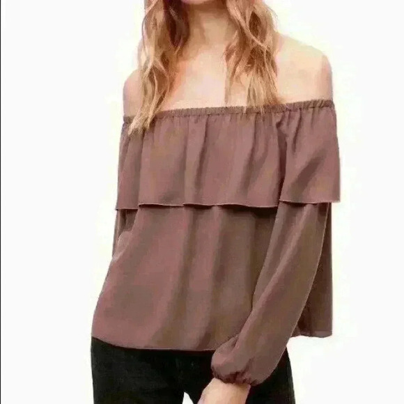 WILFRED MOREL Off Shoulder Top XS - Picture 1 of 4